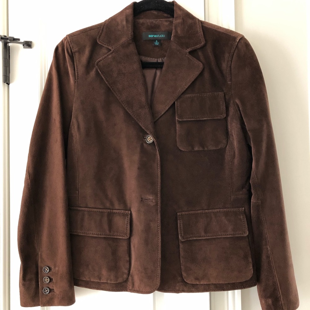 Siena Studio Calfskin Leather Jkt -New W/Out Tags